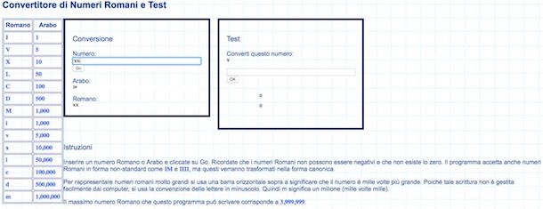 Come convertire numeri romani