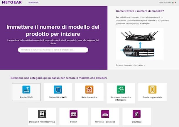 Come entrare nella pagina del modem