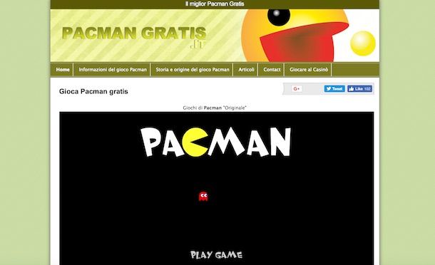 Come giocare a Pac-Man online