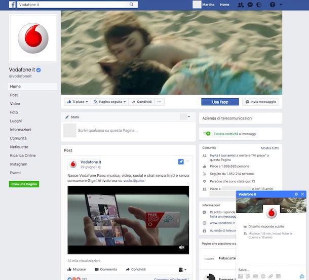 Come contattare Vodafone