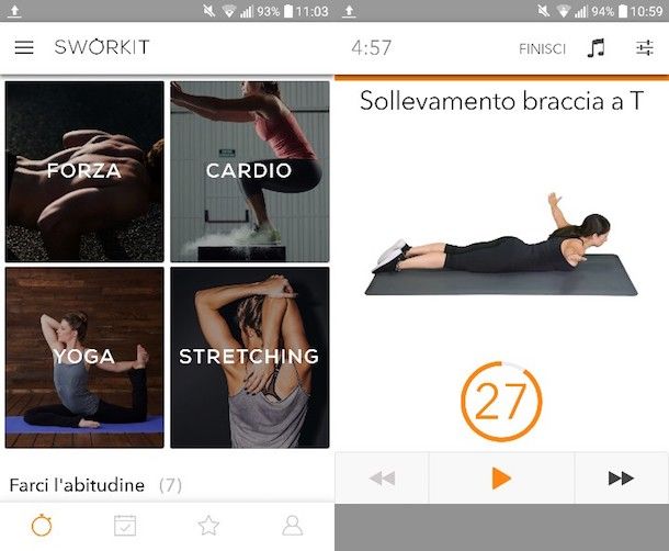 Altre app per il fitness