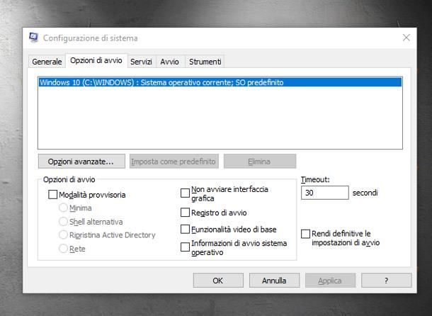 Come togliere la modalità provvisoria dal computer