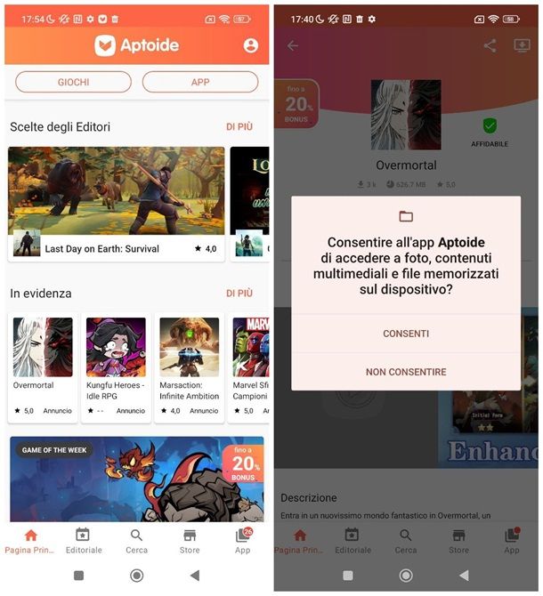 Come scaricare Aptoide su Android