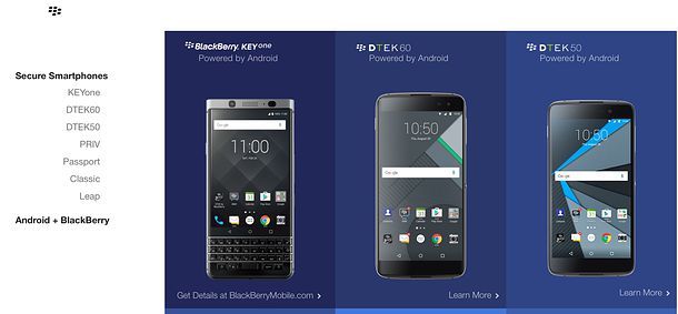 Quale BlackBerry scegliere