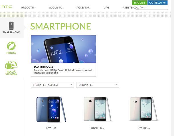 Cellulari HTC