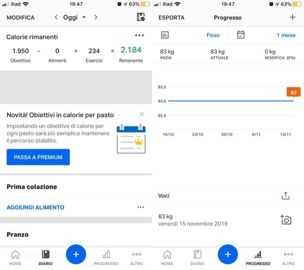 MyFitnessPal (Android/iOS/iPadOS)