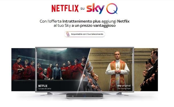Netflix su Sky Q