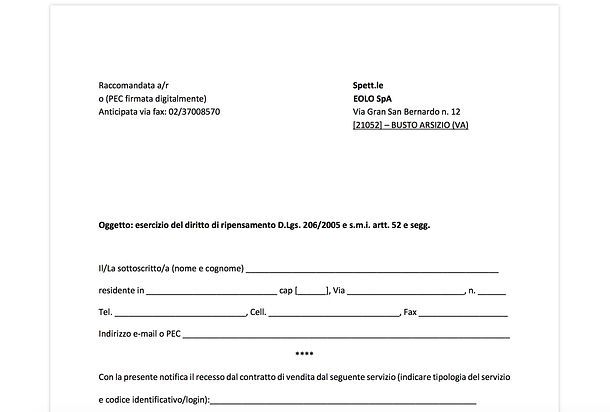 Recesso contratto di lavoro prima dell