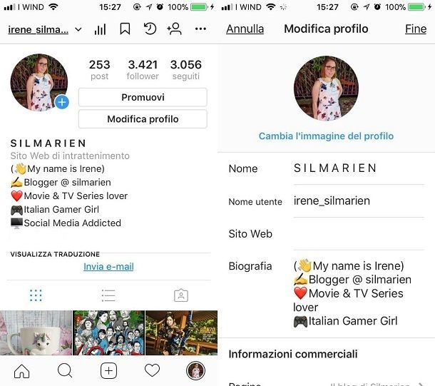 Come mettere DailyQuiz.me su Instagram da iOS