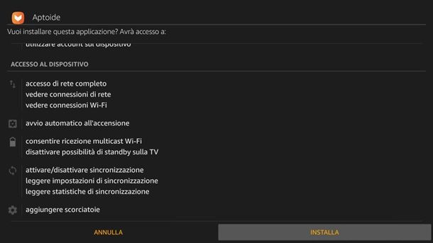 Come scaricare Aptoide su Fire Stick
