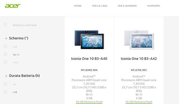 Tablet Acer