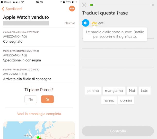 App per iPhone 7