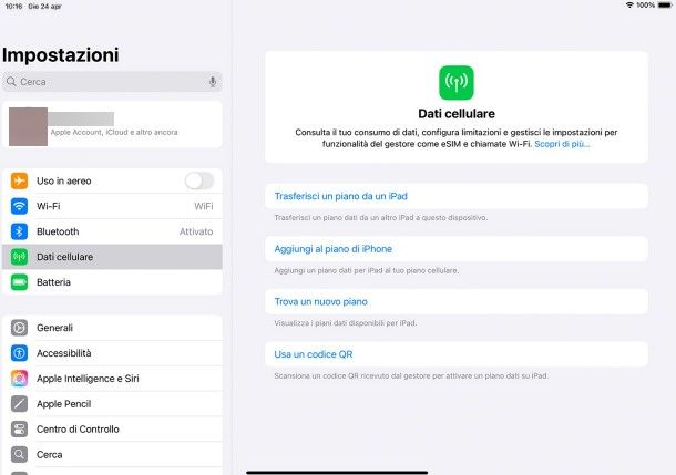 Come usare hotspot iPad