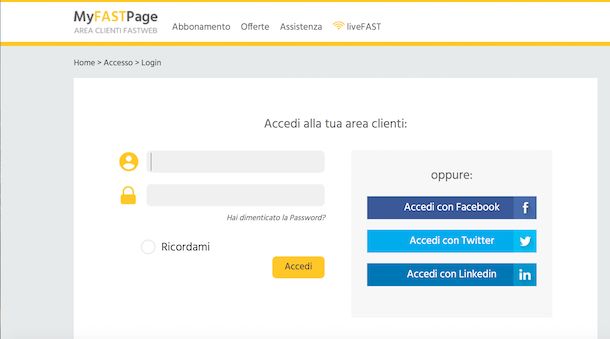 Come recedere da Fastweb