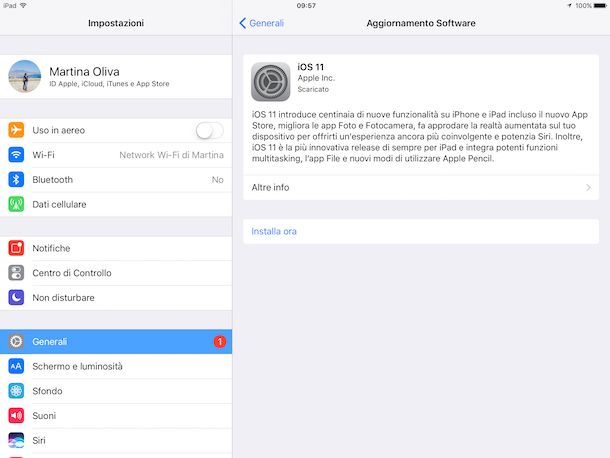 Come scaricare ed installare iOS 11