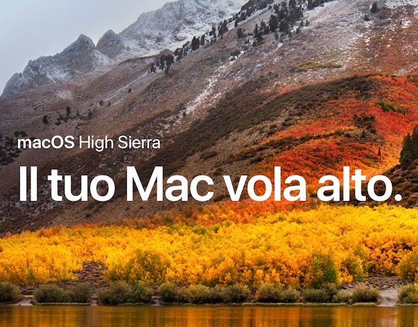 Come installare macOS High Sierra