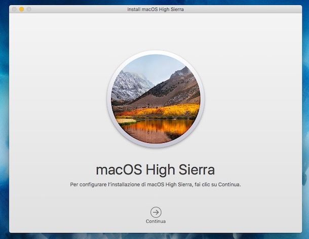 mac os high sierra senza installarlo