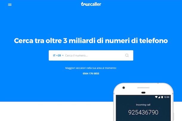 Cercare a chi è intestato un cellulare con Sync.me