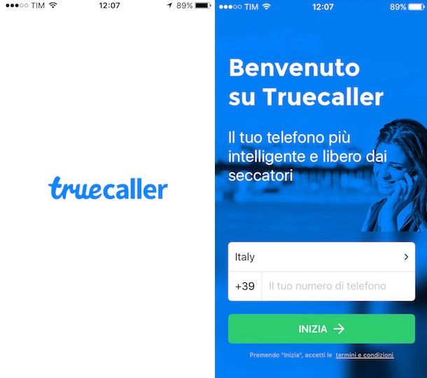 App per numeri sconosciuti