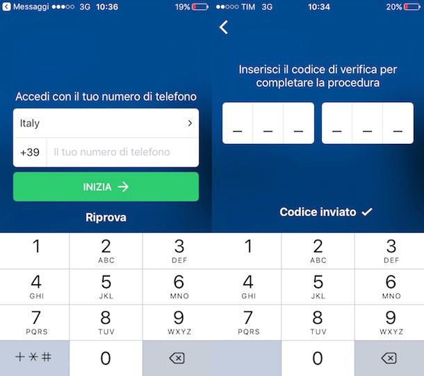 App per numeri sconosciuti