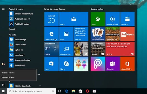 Come avviare Windows 10 in modalità provvisoria