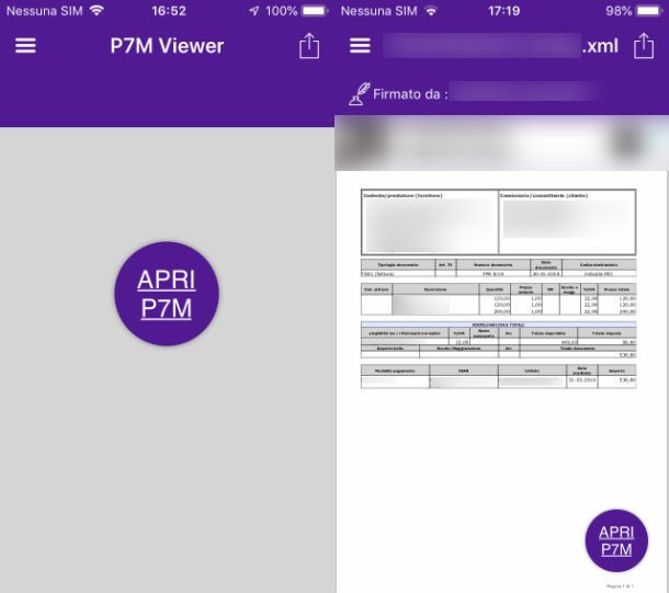 App per aprire file XML