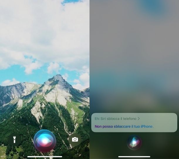 Sbloccare iPhone con Siri
