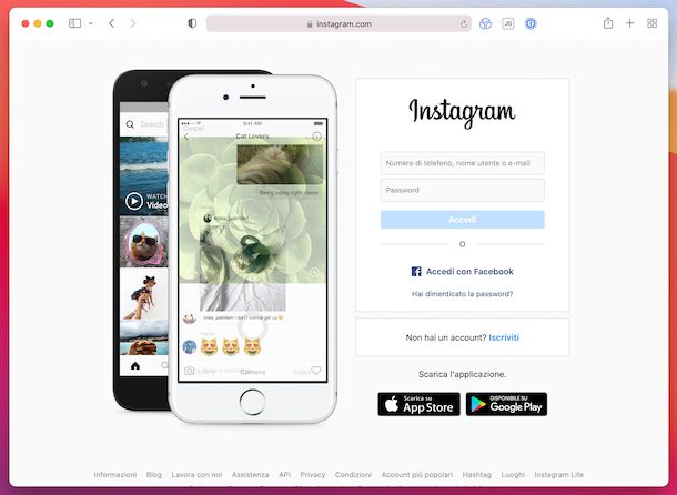 Altre soluzioni per usare Instagram sul Mac