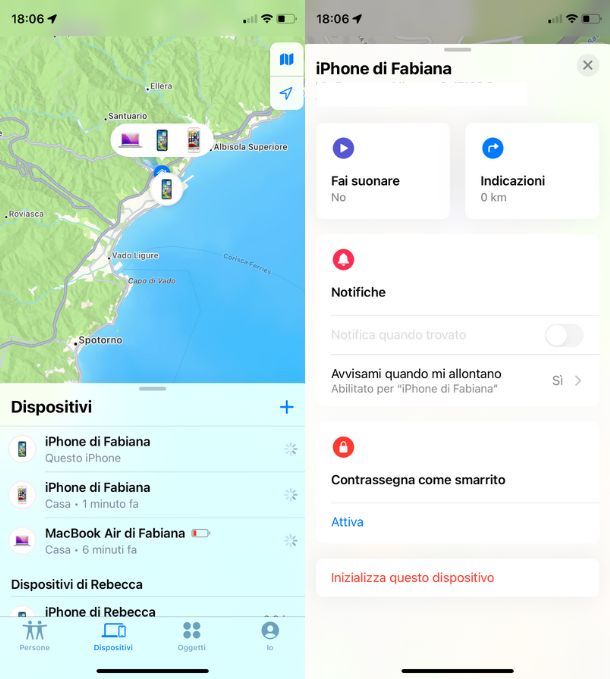 App Dov'è iOS