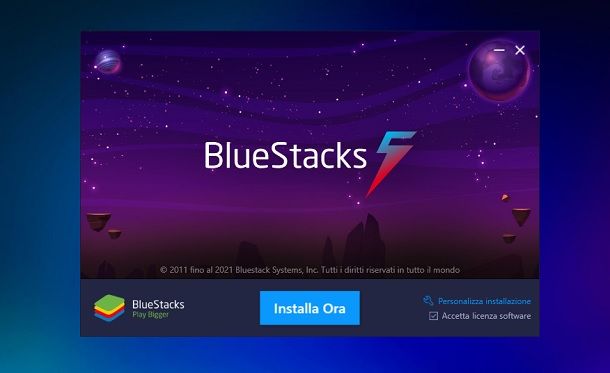 Come installare BlueStacks 5 Windows