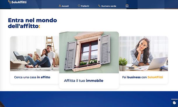 Siti per cercare casa da privati SoloAffitti