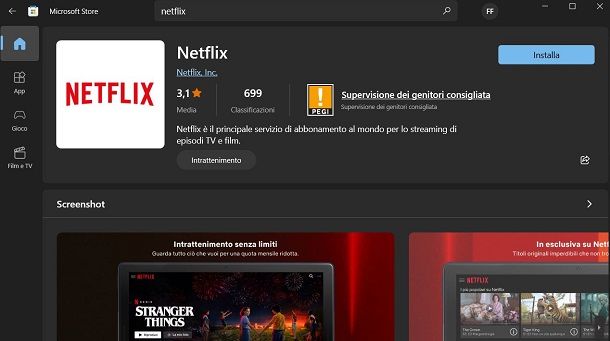 Come scaricare Netflix