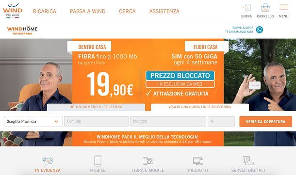Come disattivare Wind 2