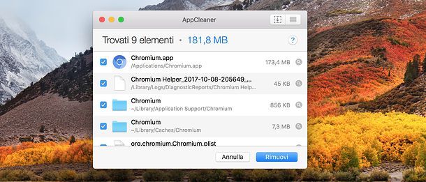 Come disinstallare Chromium
