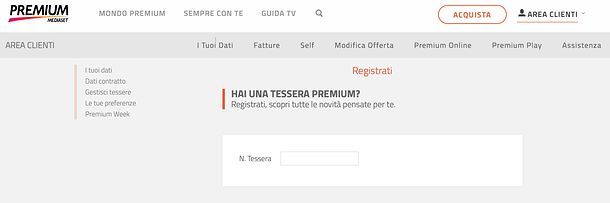 Come attivare Premium Play