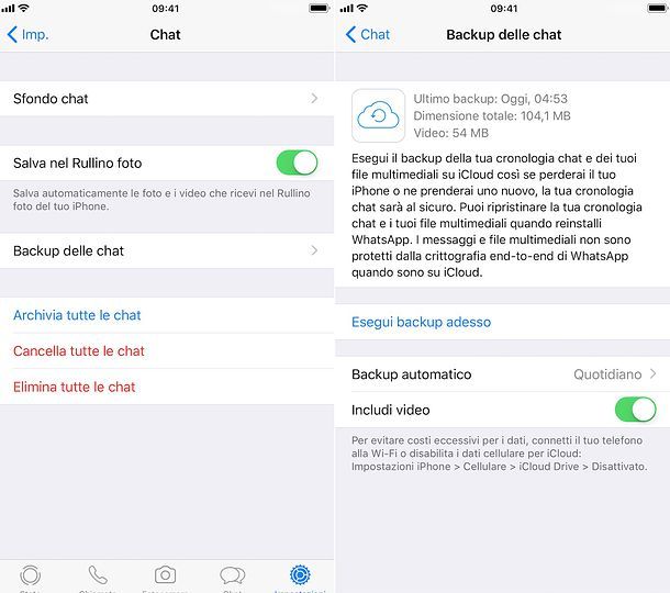 Come salvare i backup di WhatsApp su iPhone