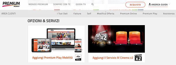 Come attivare Premium Play