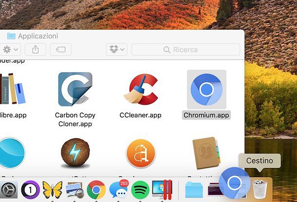 Come disinstallare Chromium
