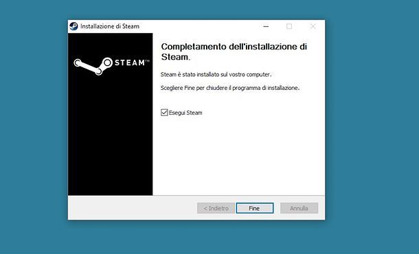 Installare Steam