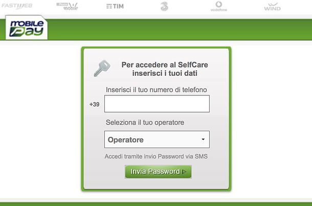 Selfcare Mobilepay It Disattivare Abbonamento Tim