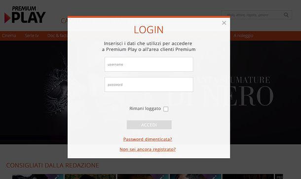 Come attivare Premium Play