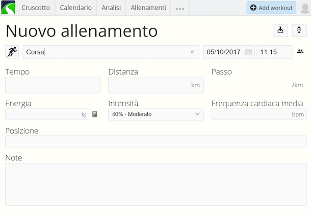 Programmi per correre