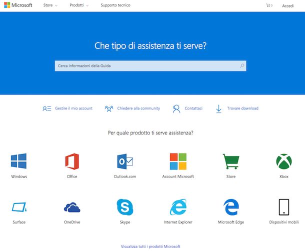 Come ottenere assistenza in Windows 10