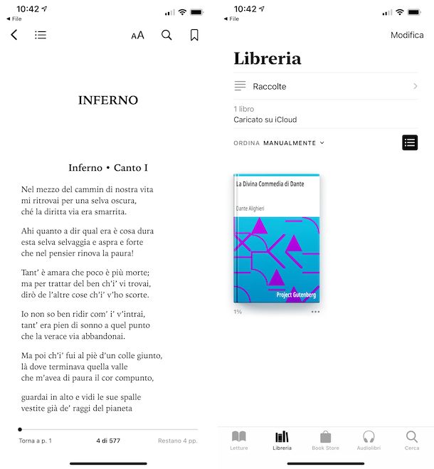 App per aprire file ePub