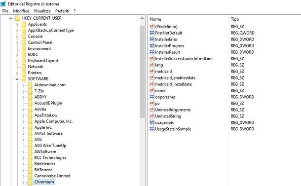 Come disinstallare Chromium