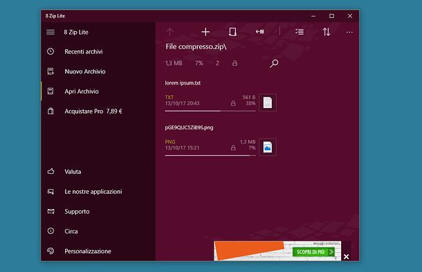 anteprima zip gratis vedere