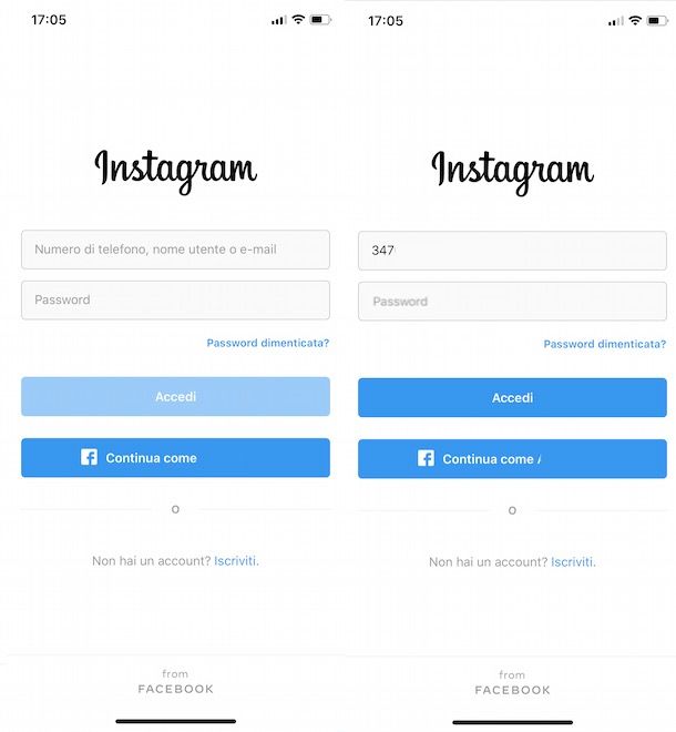 Come cancellare account Instagram senza accedere