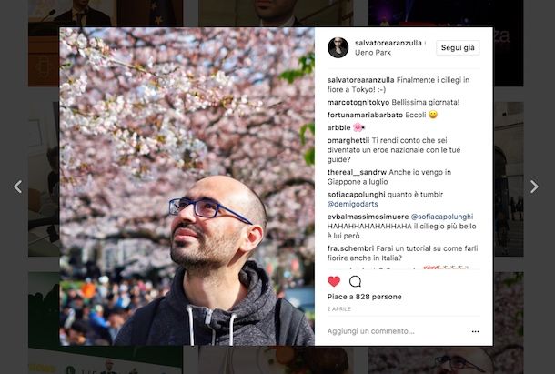 Come vedere i Mi piace su Instagram di un amico