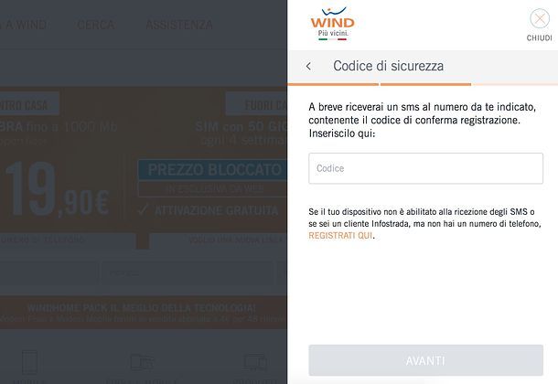 Come disattivare Wind 2