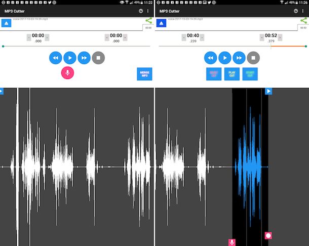 App per tagliare la musica